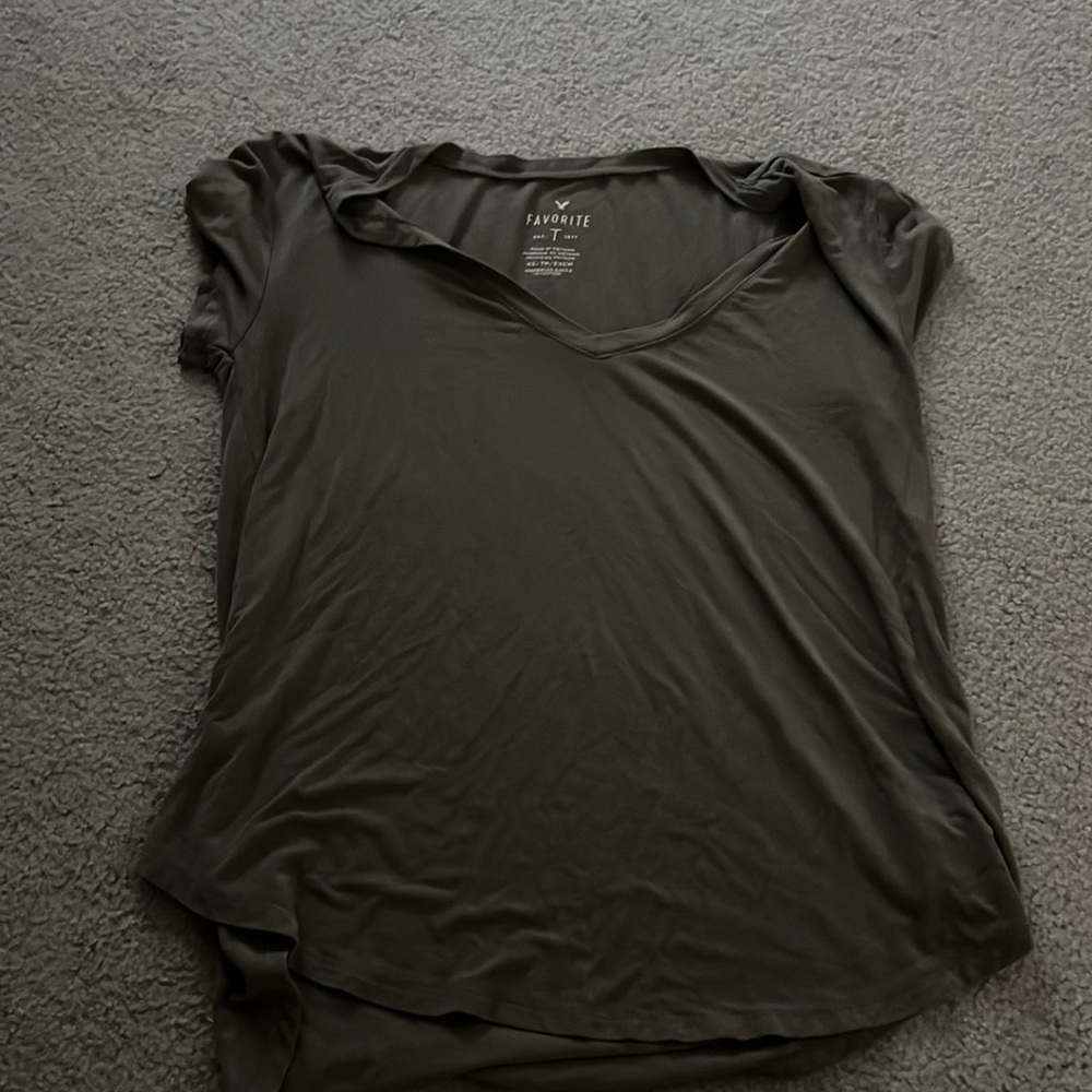 Green, t shirt, Size Xs, Brand American Eagle